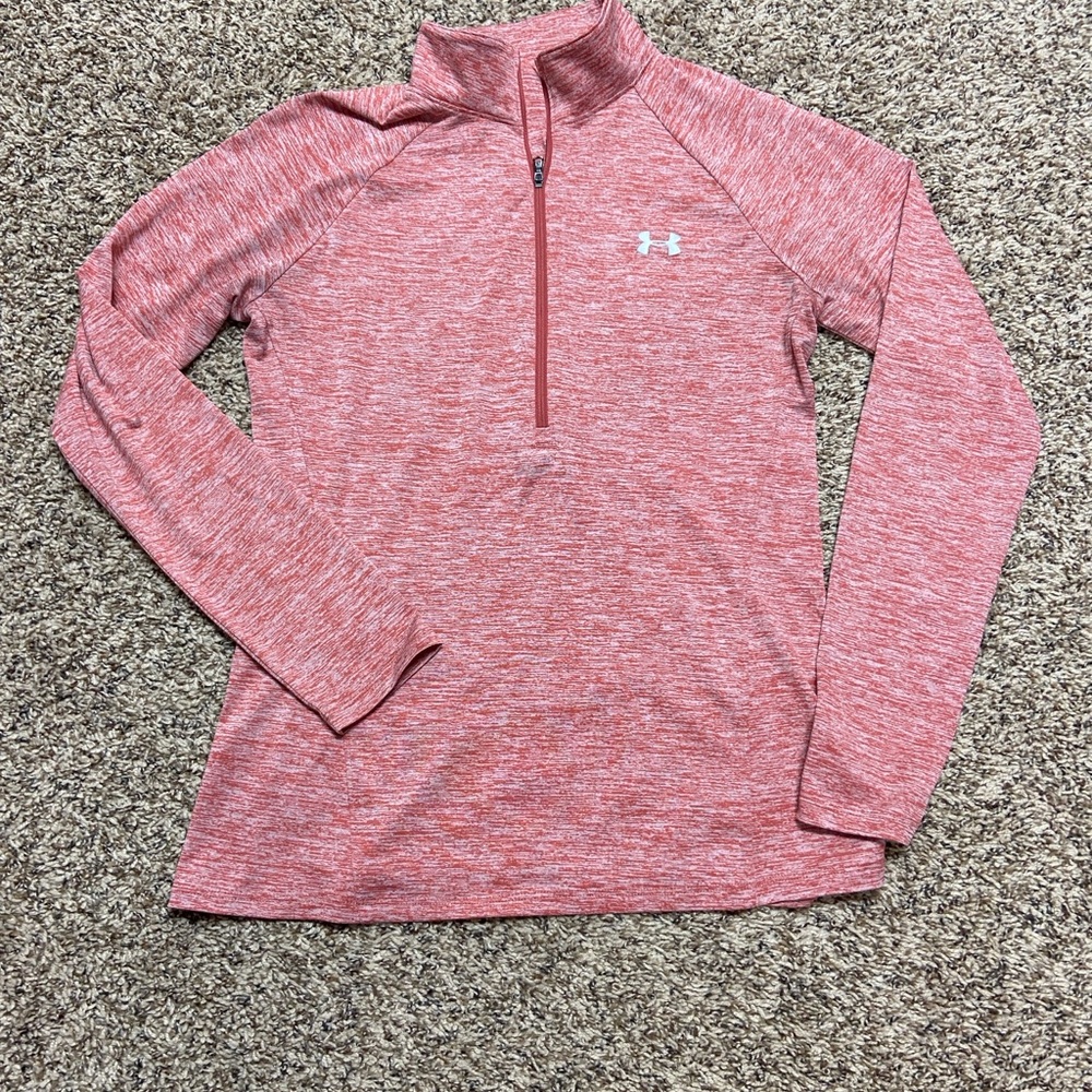 Women’s Under Armour Red HeatGear Pullover